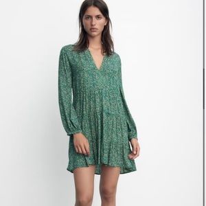 SHORT FLORAL PRINT DRESS